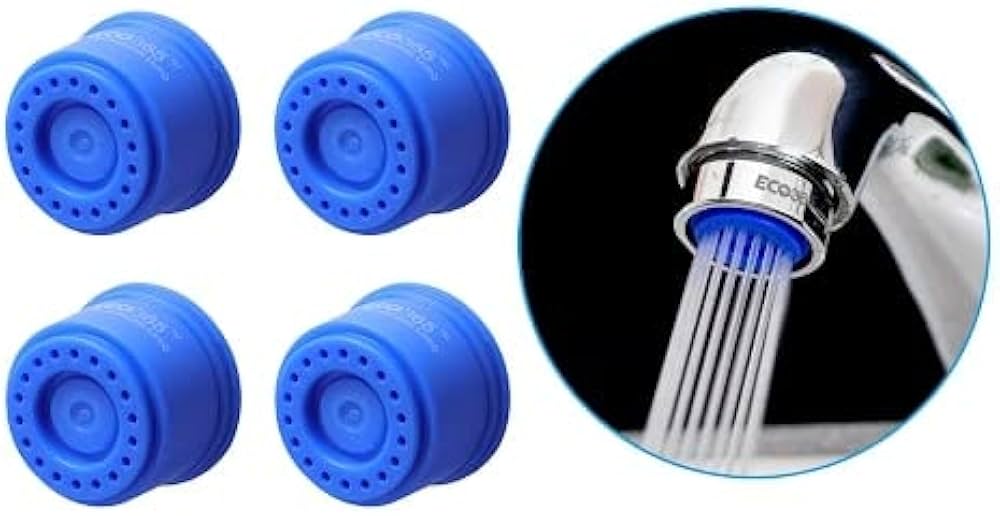 Waterwise Single Flow Pattern Water Saving Aerators- Set of 4
